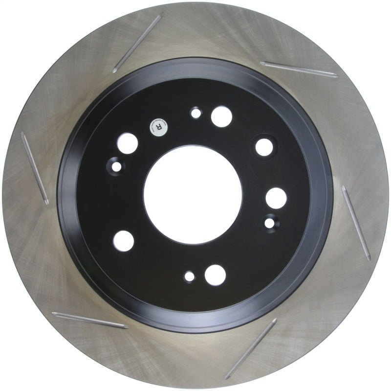StopTech Power Slot 05-10 Acura RL Rear Right Slotted Rotor