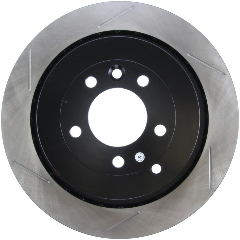 StopTech Power Slot 10-12 Land Rover LR4 / 06-09 Range Rover Sport S/C Left Rear Slotted Rotor