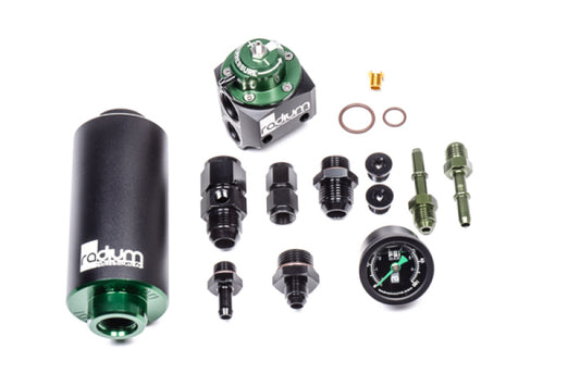 Radium Engineering Fuel Filter Kit & FPR Microglass BMW E46 M3