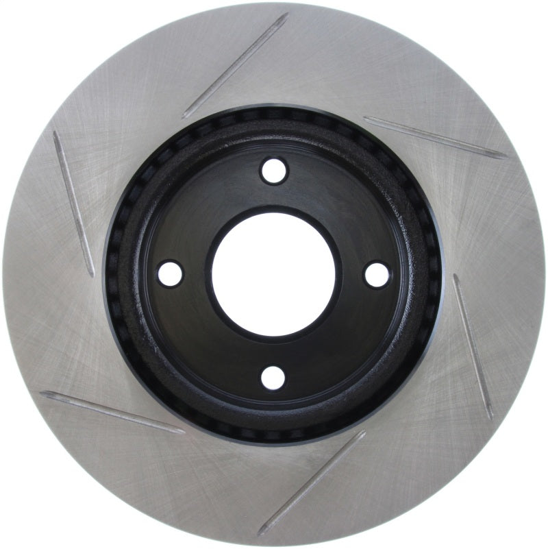 StopTech Power Slot 07-09 Nissan Sentra 2.0L/Versa / 10 Cube SportStop Front Slotted Left Rotor