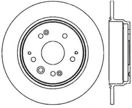 StopTech Power Slot 00-09 Honda S2000 CRYO Front Right Slotted Rotor