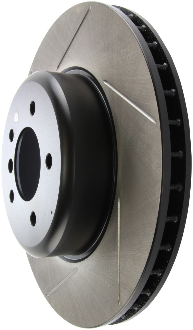 StopTech Power Slot 08 BMW 535i / 04-08 545i/550i/645i/650i Front Right SportStop Slotted Rotor