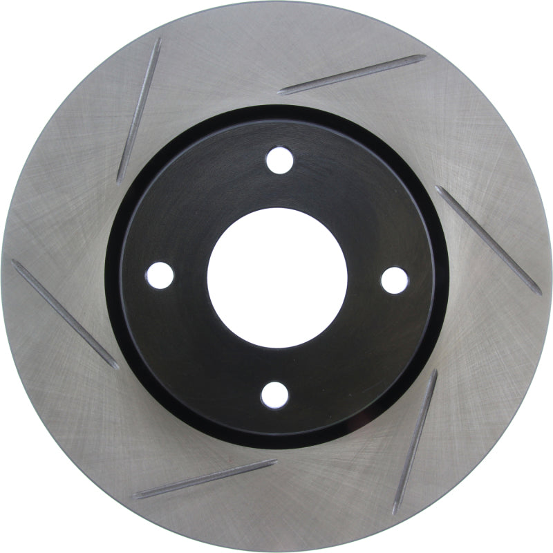StopTech Power Slot 07-09 Nissan Sentra 2.0L/Versa / 10 Cube SportStop Front Slotted Right Rotor