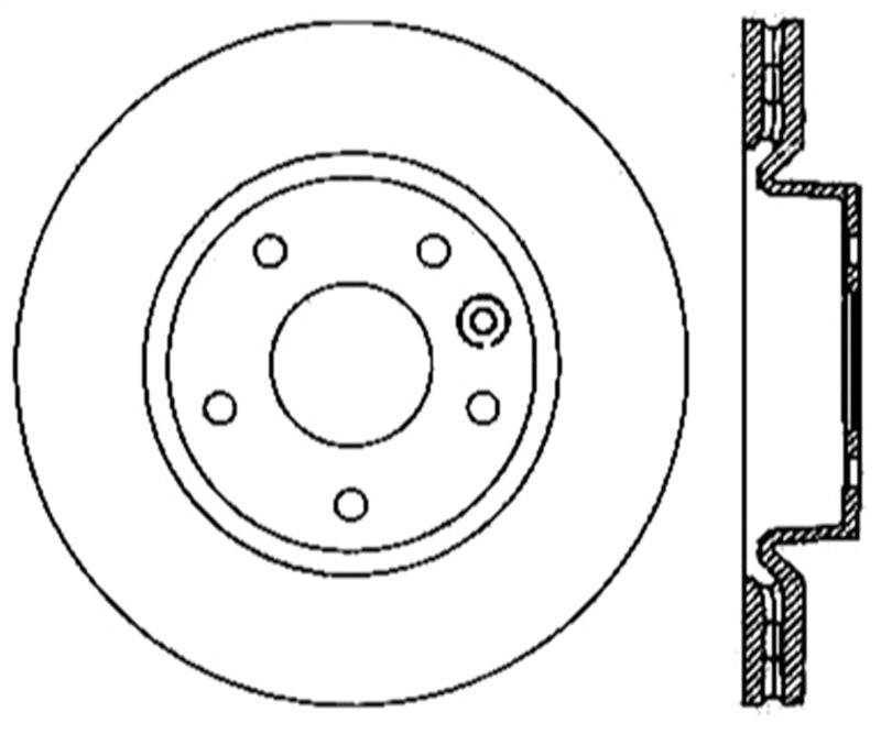StopTech Slotted Sport Brake Rotor