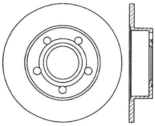 StopTech Sport 96-01 Audi A4 Quattro/12/98-05 Volkswagen Passat CRYO Slotted Right Rear Rotor