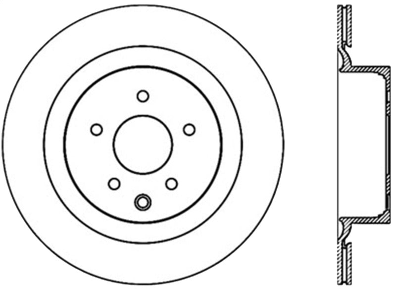 StopTech 08-09 G37 Sport 6MT / 09 370Z Sport Pkg Rear Cryo Performance Rotor