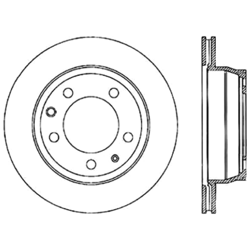 Centric Premium 03-18 Porsche Cayenne Rear CRYO-STOP Rotor