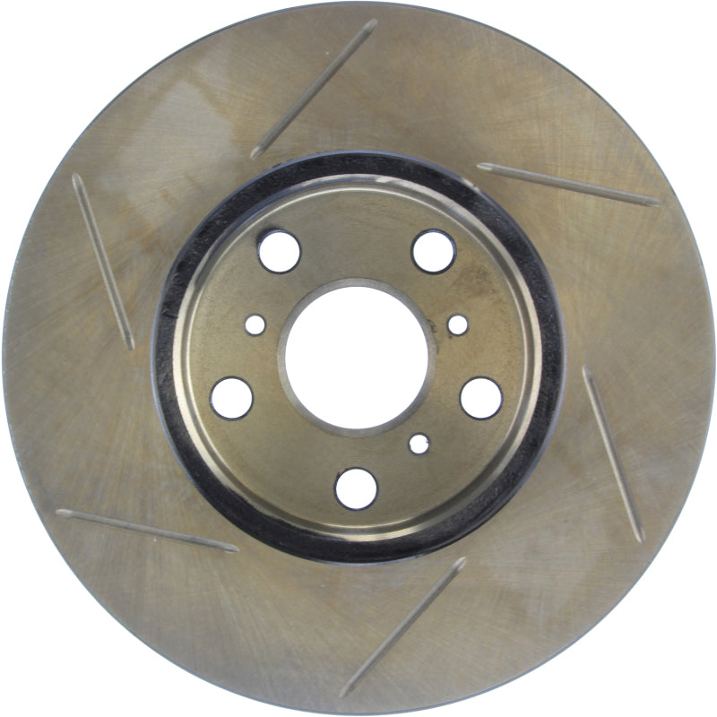StopTech Power Slot 90-91 Toyota Celica GT/GT-S Front Left SportStop Slotted Rotor