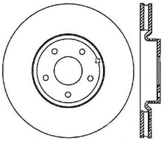 Stoptech 6/02-08 350z/ 03-04 G35 w/ Brembo Rear CRYO-STOP Rotor