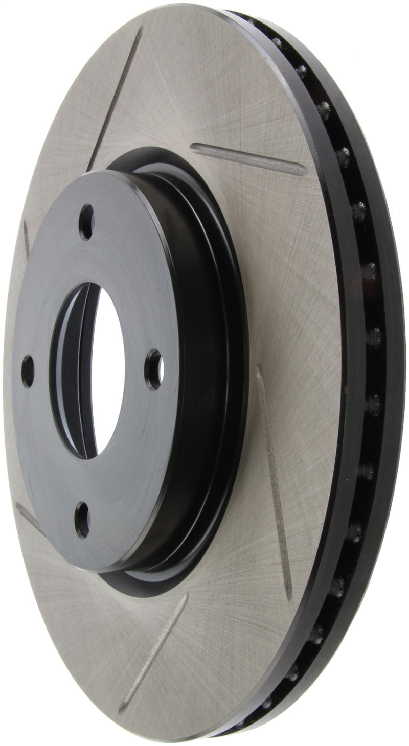 StopTech Power Slot 07-09 Nissan Sentra 2.0L/Versa / 10 Cube SportStop Front Slotted Right Rotor
