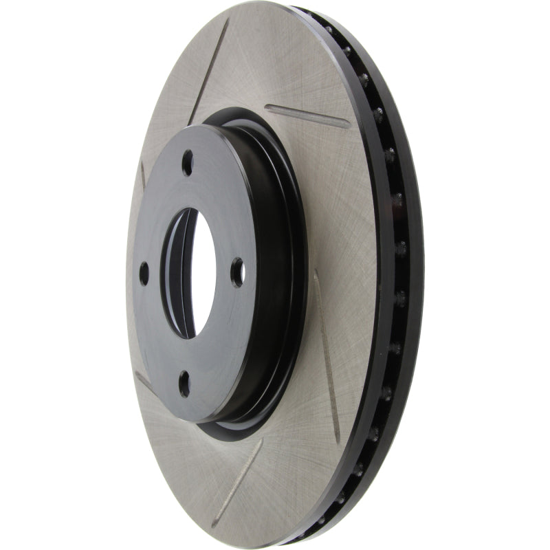 StopTech Power Slot 07-09 Nissan Sentra 2.0L/Versa / 10 Cube SportStop Front Slotted Right Rotor