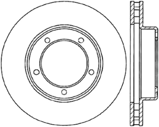 Stoptech 98-07 Lexus LX470 / 98-07 Toyota Land Cruiser Front CRYO-STOP Rotor