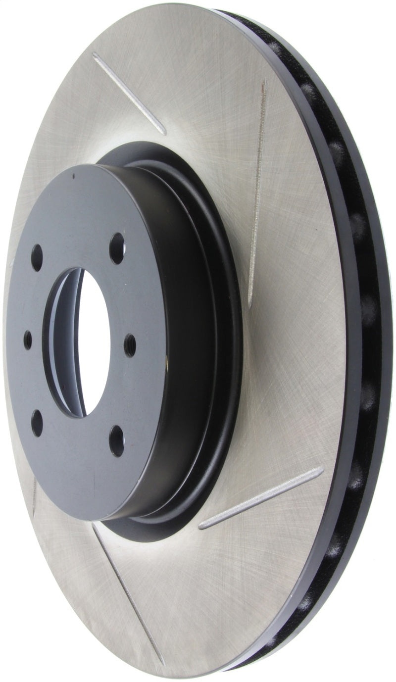 StopTech Power Slot 03-06 Sentra Spec V w/ Brembo SportStop Slotted Front Left Rotor