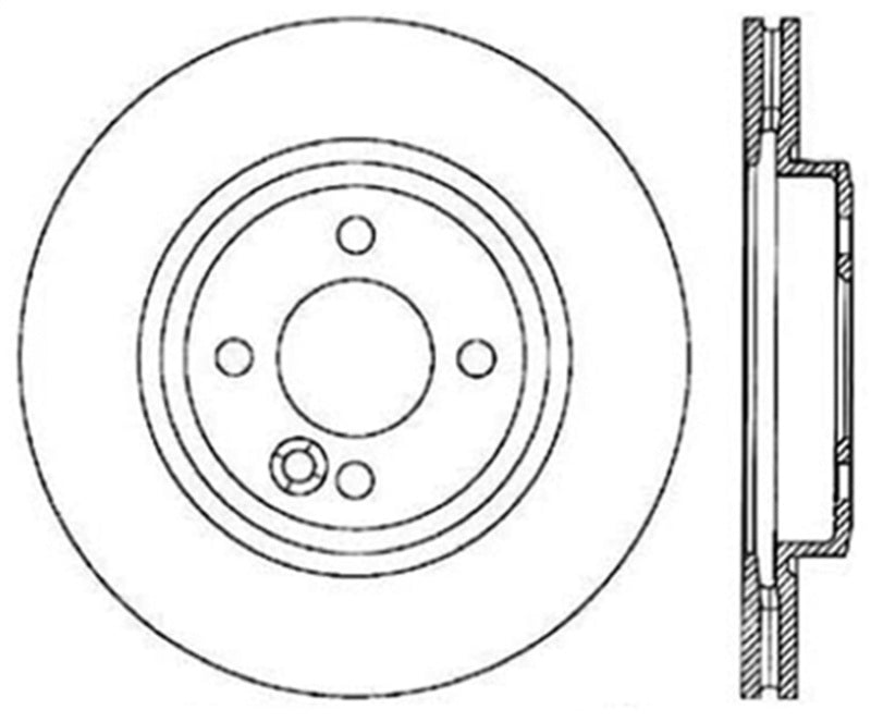 StopTech Power Slot 02-06 Mini Cooper CRYO Front Right Rotor *Special Order 3-6 weeks No