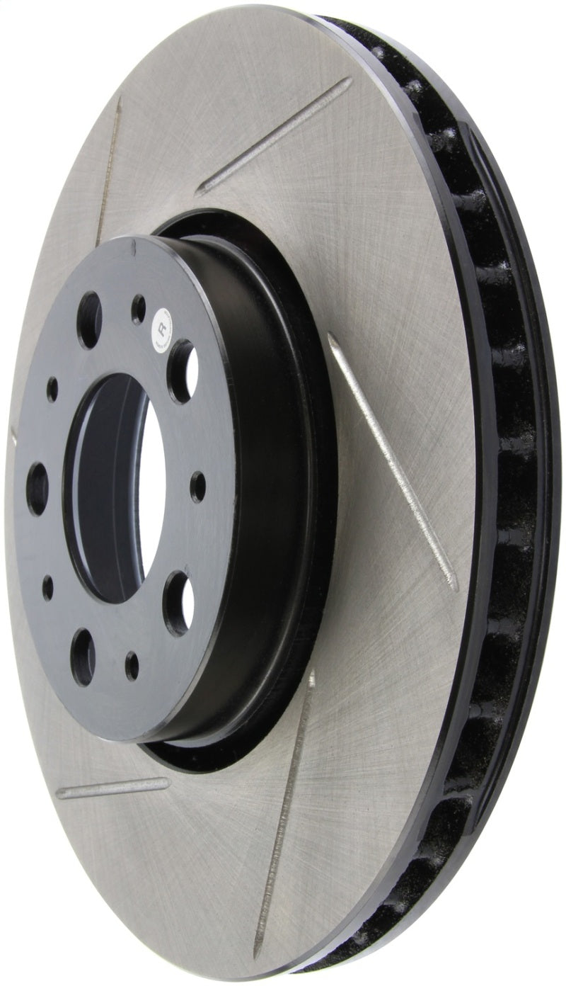 StopTech Power Slot 01-07 Volvo S60 / 99-06 S80 / 01-07 V70/V70R Front Left Slotted Rotors
