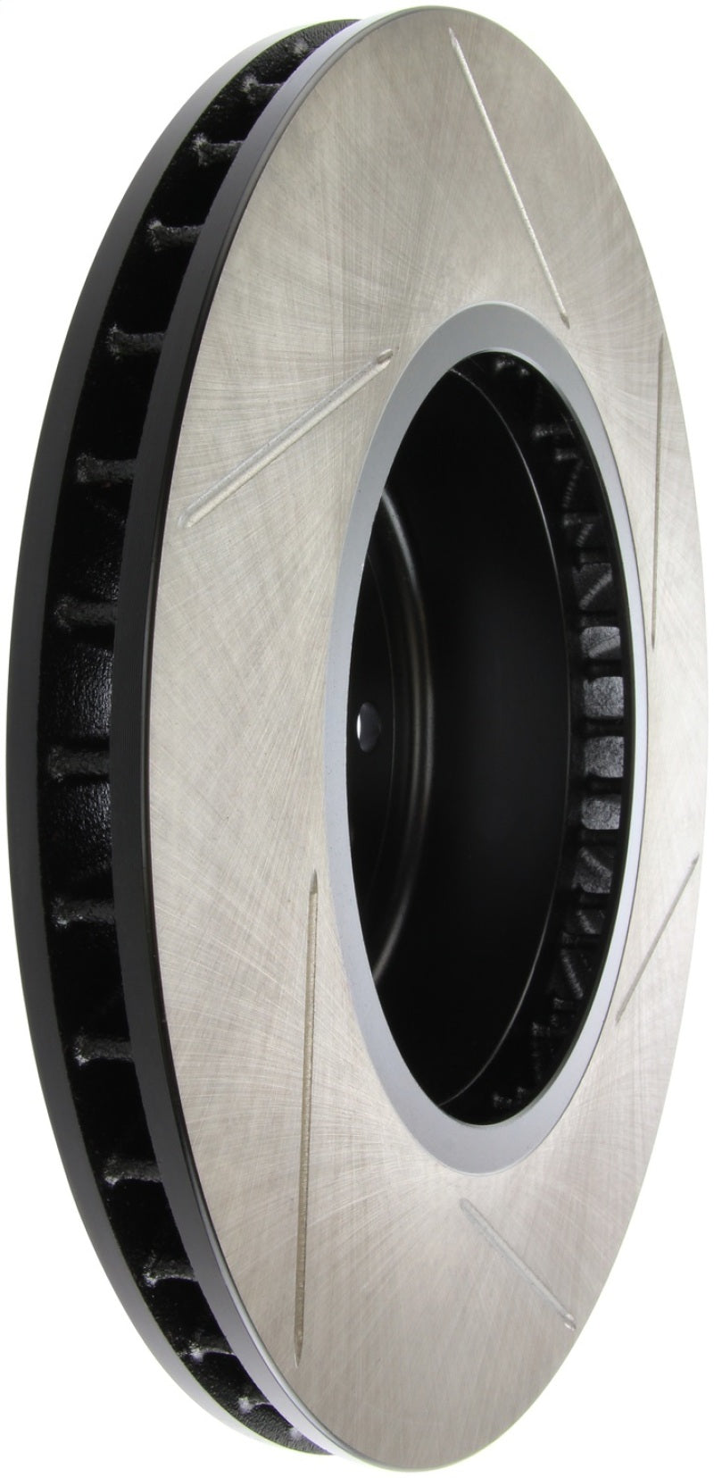 StopTech Power Slot 08 BMW 535i / 04-08 545i/550i/645i/650i Front Left SportStop Slotted Rotor