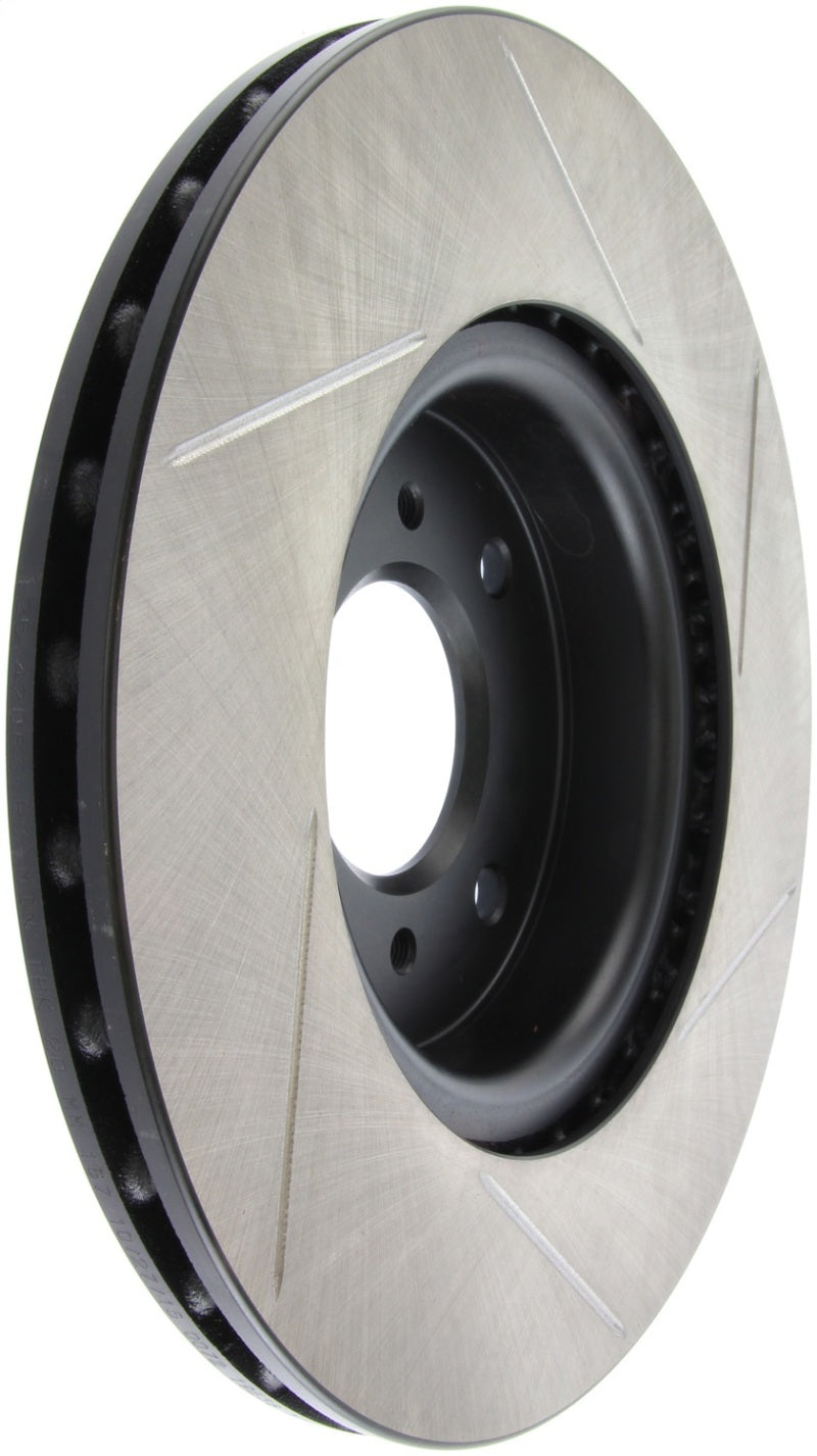 StopTech Power Slot 03-06 Sentra Spec V w/ Brembo SportStop Slotted Front Right Rotor