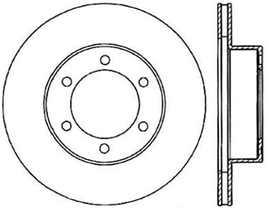 Stoptech 95-02 Toyota 4Runner Front Performance Cryo Brake Rotor