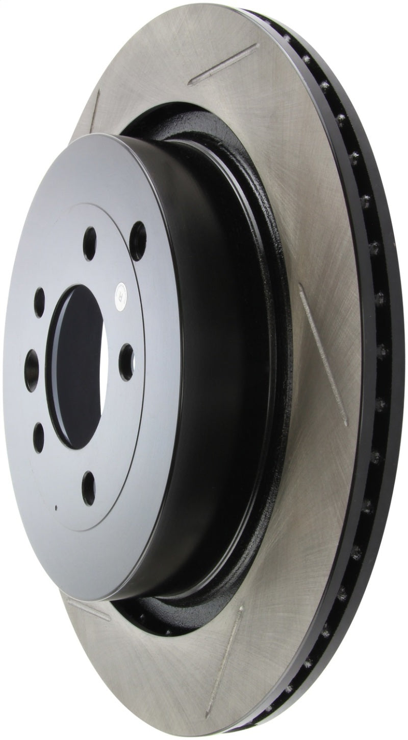 StopTech Power Slot 10-12 Land Rover LR4 / 06-09 Range Rover Sport S/C Left Rear Slotted Rotor