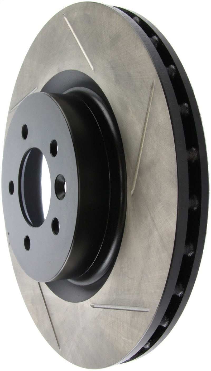 StopTech Power Slot 10-12 Land Rover LR4 / 06-09 Range Rover Sport S/C Left Front Slotted Rotor