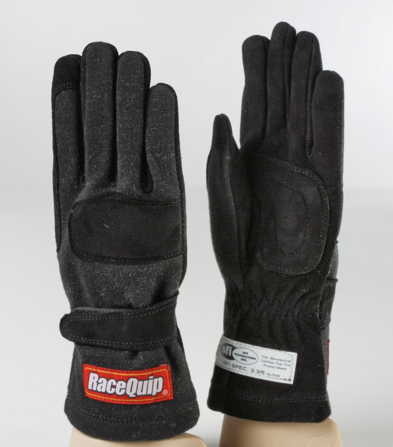 RaceQuip Black 2-Layer SFI-5 Glove - 2XL