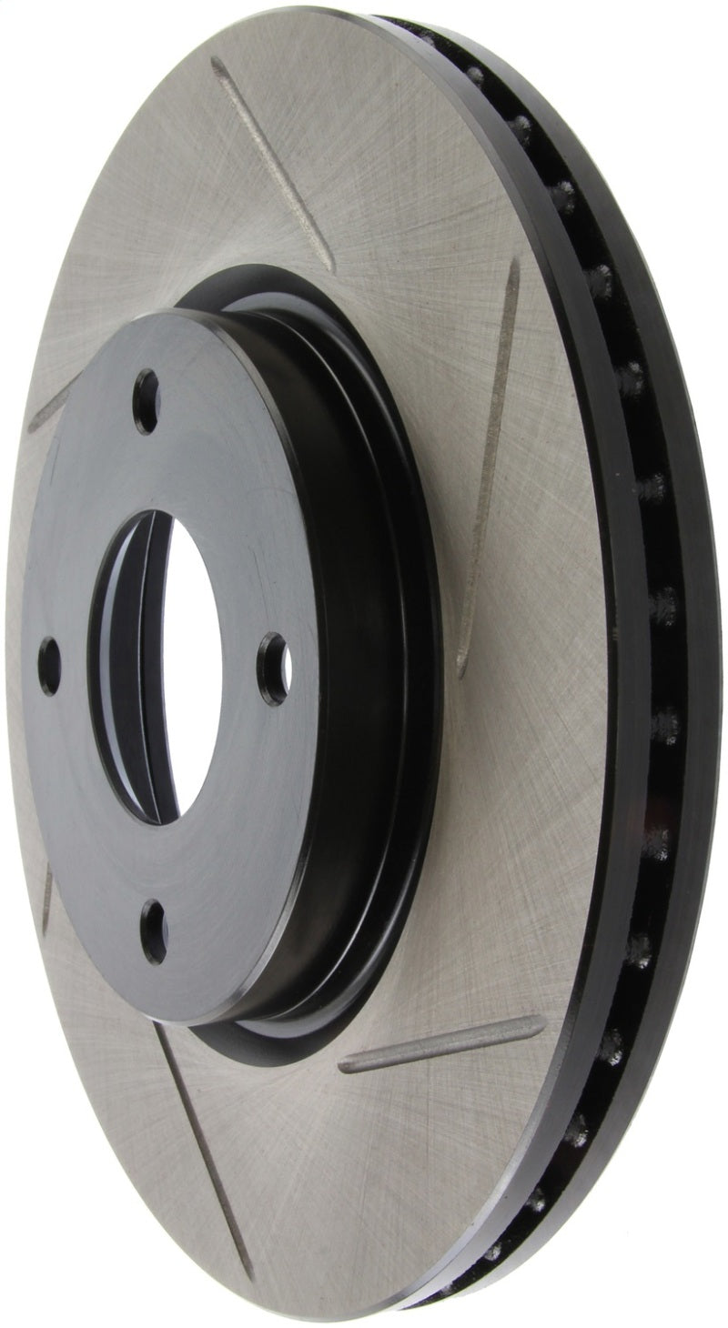 StopTech Power Slot 07-09 Nissan Sentra 2.0L/Versa / 10 Cube SportStop Front Slotted Left Rotor